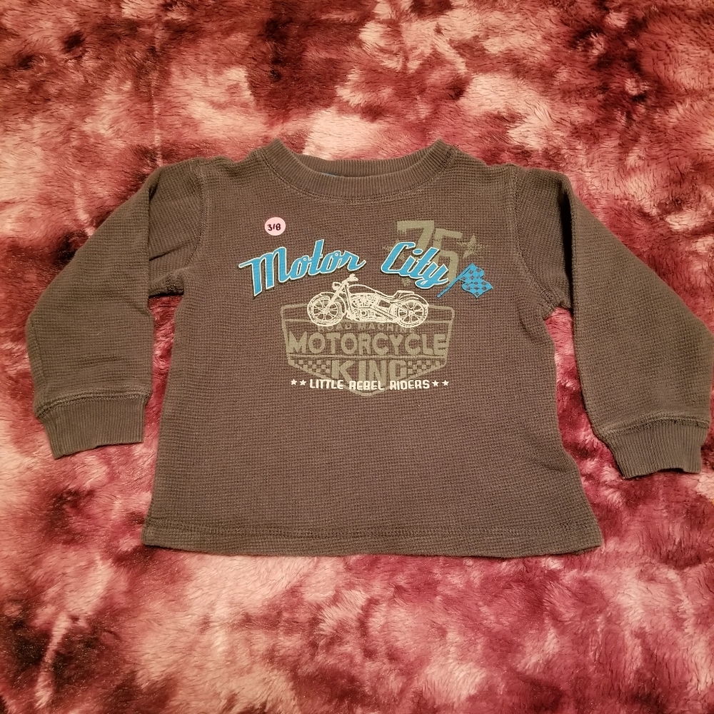 2T Toughskins Ls Graphic Tshirt
